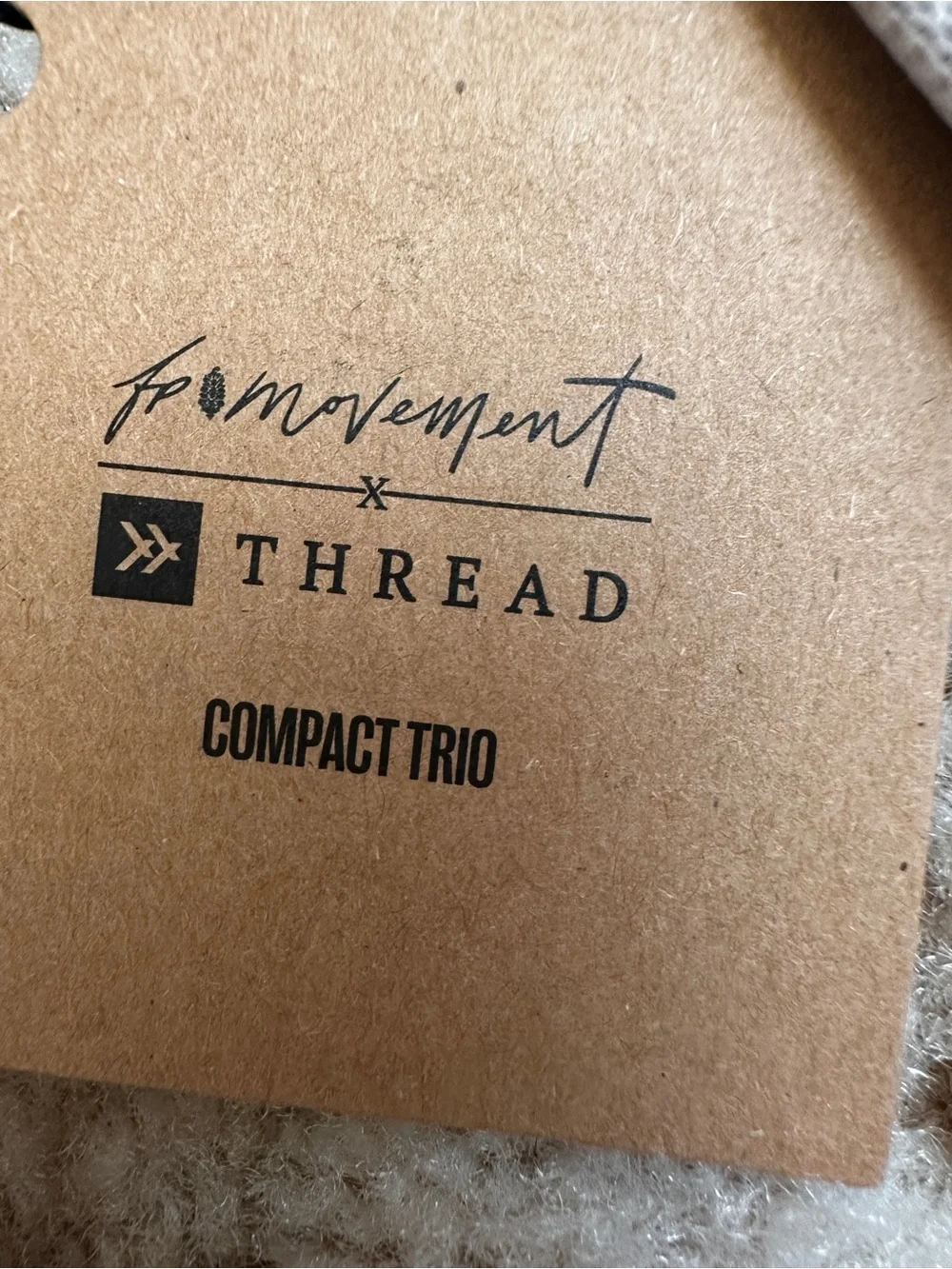 Free People Movement x Thread Wallets Compact Trio NWT